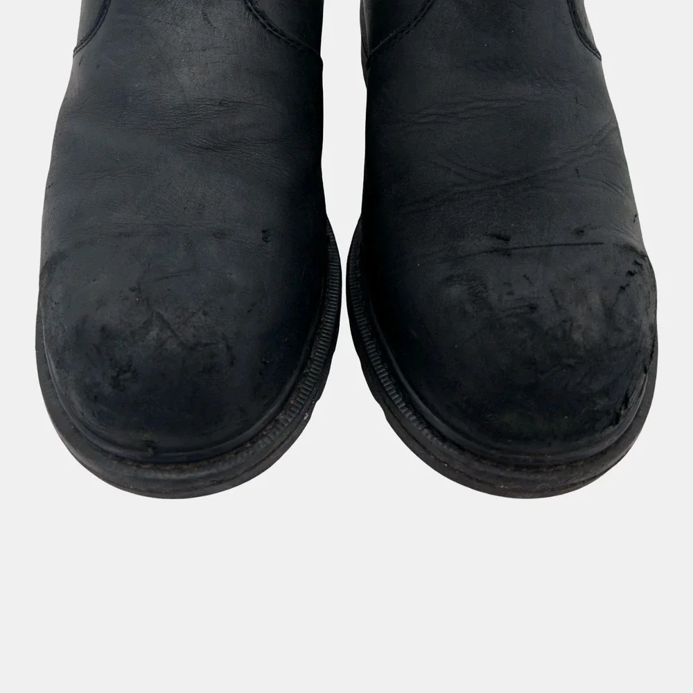 WORX By Red Wing Shoes Boots Mens 8.5 Wide Black Leather Chelsea Work Steel Toe